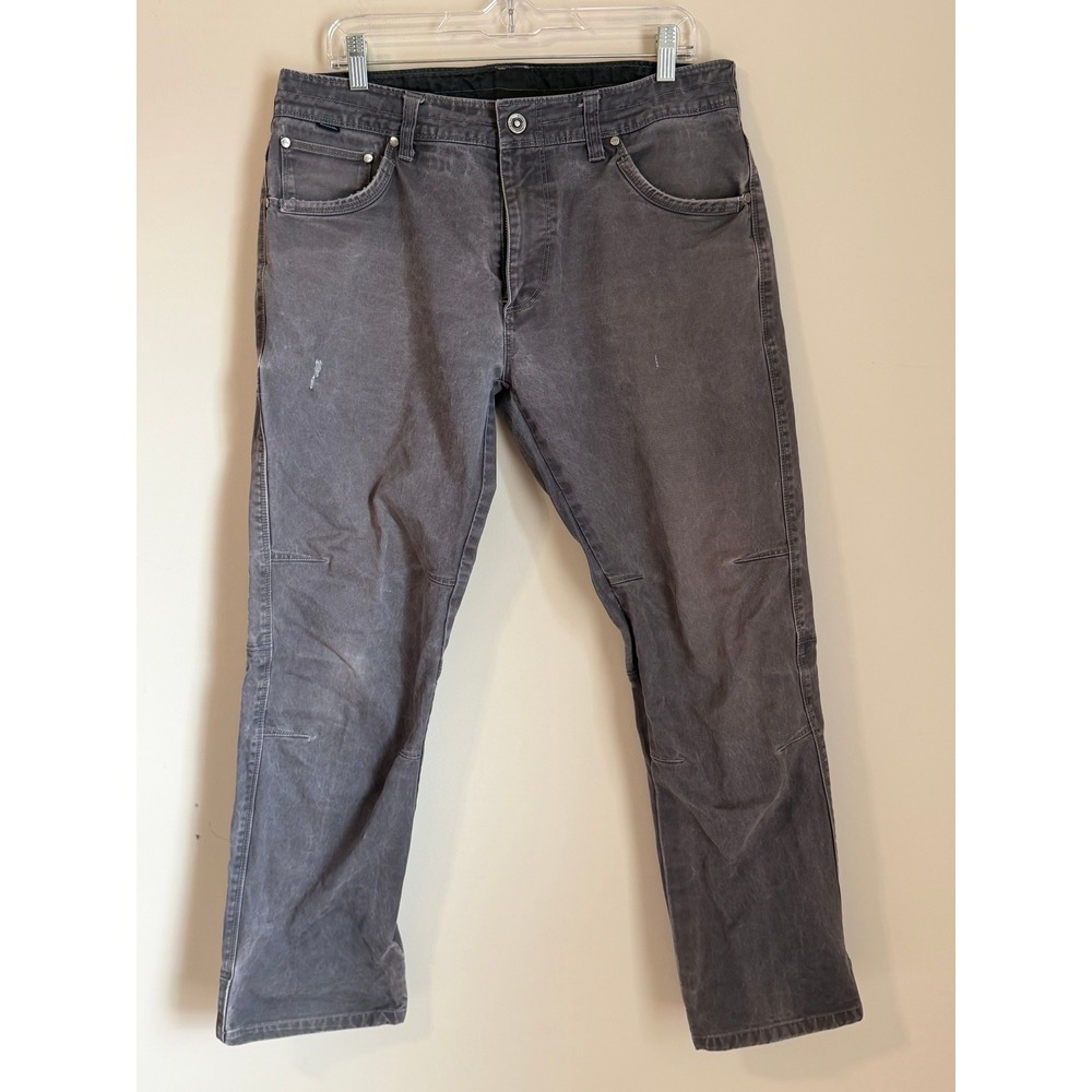Kuhl Rydr Pants Mens 35 x 30 Gray Heavyweight Twill Outdoor Workwear